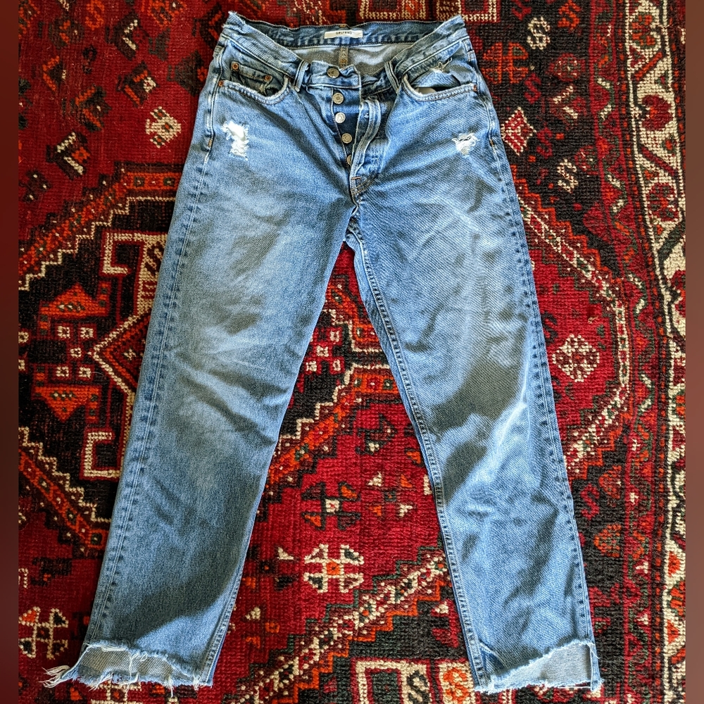 Grlfrnd straight leg jeans